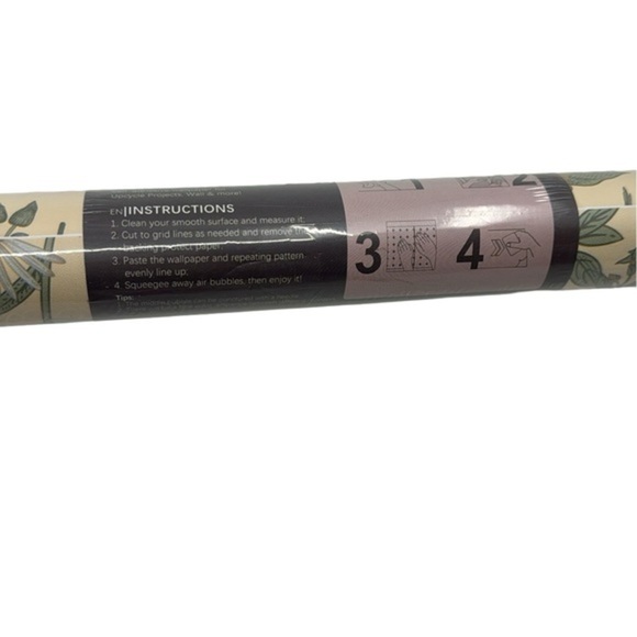 Rustic Floral Peel and Stick Wallpaper Roll - Picture 3 of 7